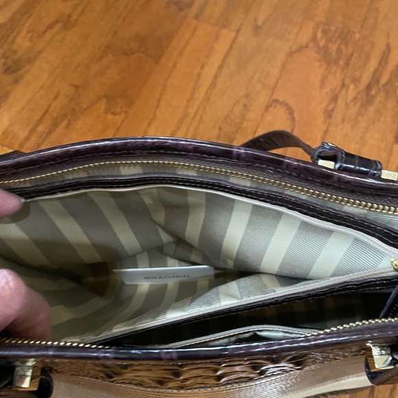 Brahmin leather large zip top leather - Picture 9 of 16